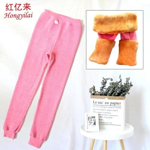 Hongyilai Children Autumn Winter Baby Thick Warm Leggings Colorful Girls Pants
