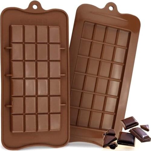 Chocolate Molds Bakeware Cake Molds High Quality Square Eco-friendly Silicone mold DIY 1PC food grade 24 Cavity