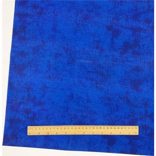 Hawaiian starry sky blooming deep Royal blue Cotton Fabric Sewing Quilting Cloth Patchwork Needlework Handmade DIY Material