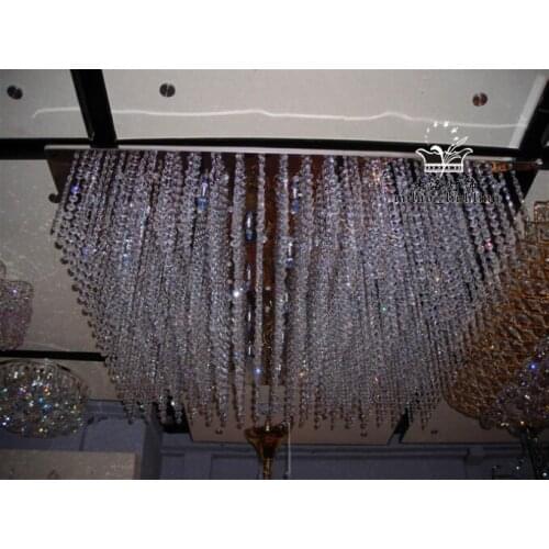 Customized size Egypt simple starry living room dining room bedroom crystal ceiling lamp lighting fixture
