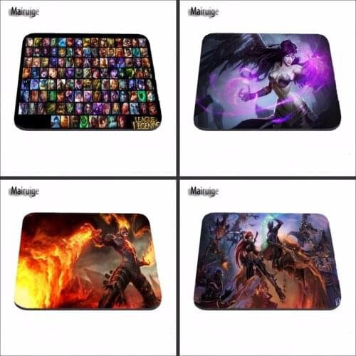 League of Legends Team Fight LOL Computer Mouse Pad Mousepads Decorate Your Desk Non-Skid Rubber Pad As Gift