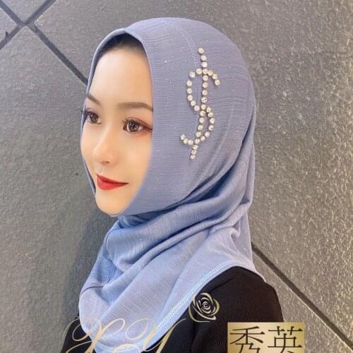 Cheap For Sale Dubai New Muslim women Hijab Jersay Instant Scarves