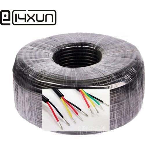 10metre 2P/3P/4P/6P Multi-core High temperature silicone wire Tinned Copper Core 15AWG 17AWG 18AWG 20AWG 22AWG 24AWG