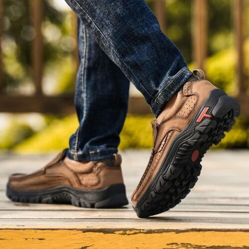 Mens men leisure spring para leather sapato 2020 sale informales shoe cuero mens masculino sport shoes loafers flat for man hot