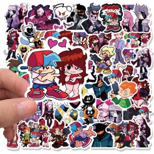 FRIDAY NIGHT FUNKIN Waterproof Stickers Game Sheets Suitcases Laptops Stationary Supplies Cartoon Anime Kids Christmas Gifts