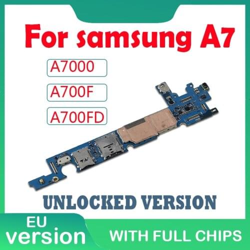 Full Tested Unlocked Replacement Motherboard Mainboard Logic Board For Samsung Galaxy A7 A7000 Motherboard With Android System