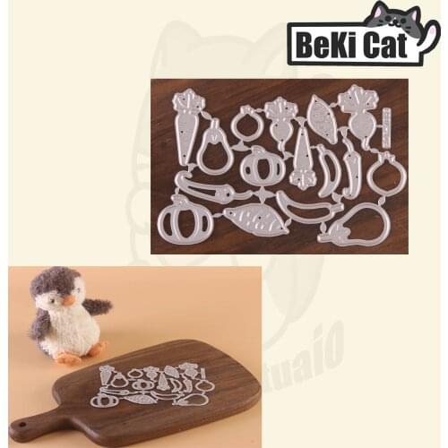 Cutting die Vegetables Metal Cutting Dies Stencils for DIY Scrapbooking photo album Decorative DIY Paper Cards