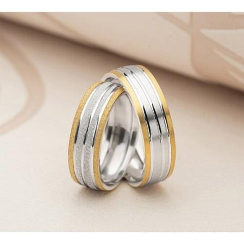 SILVERFONI 925 Sterling Real Silver Double Wedding Bands Rings Bracelet Woman Men Luxury Jewelry Fashion Engagement Anniversary