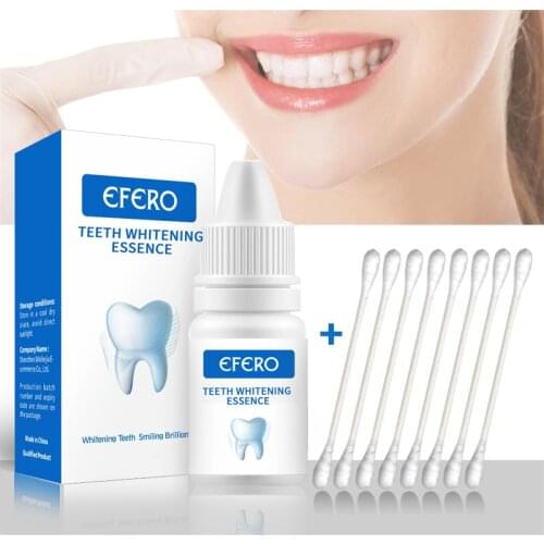 EFERO Teeth Whitening Essence Powder Clean Oral Hygiene Whiten Teeth Remove Plaque Stains Fresh Breath Oral Hygiene Dental Tools