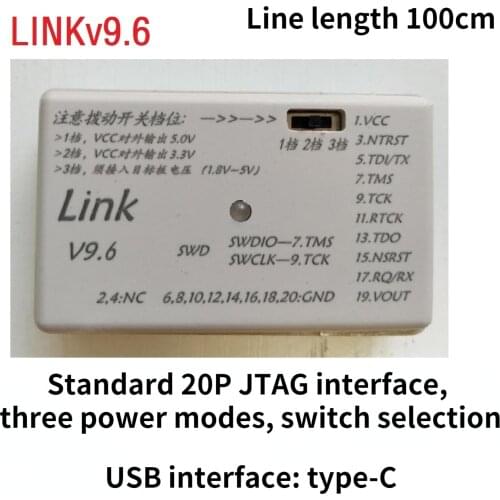 JLINK V9 Downloader, General Downloader, High-speed Stable Online Upgrade, Ultra-small Size