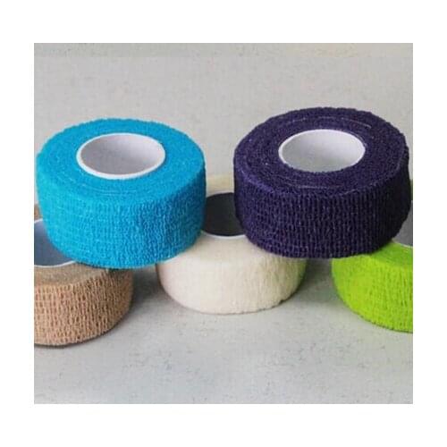 Self-adhesive bandage Colorful Sport Elastoplast Elastic Bandage Self Adhesive Wrap Tape Ankle Knee Arthrosis Protector