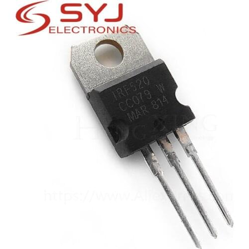 10pcs/lot IRF520NPBF IRF520N IRF520 TO-220 New original In Stock