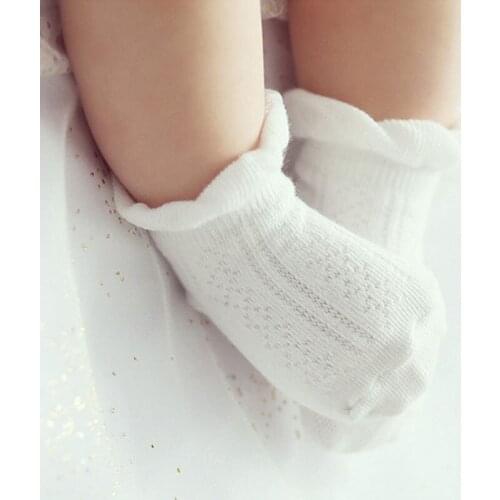3 styles cotton baby socks solid lace newborn socks baby boy girl loose floor socks anti-slip Infant socks meias para bebe