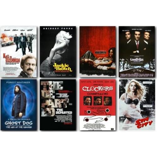 42style Choose Classic GANGTA MAFIA GANGSTER Movie Art Film Print Silk Poster for Your Home Wall Decor 24x36inch