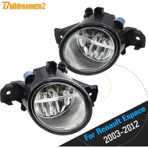 Buildreamen2 Car Styling 4000LM LED Bulb Fog Light Daytime Running Lamp DRL 12V For Renault Espace 4/IV (JK0/1_) MPV 2003-2012