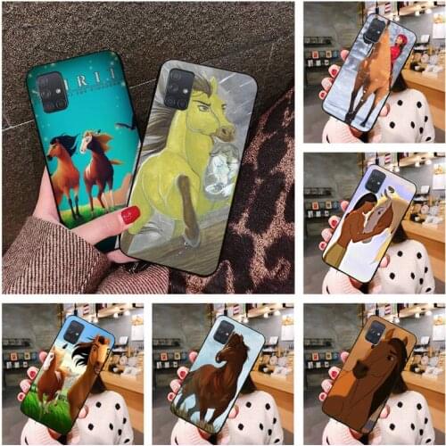 Spirit Stallion Cimarron Horse Phone Case For Samsung Galaxy A21S A01 A11 A31 A81 A10 A20E A30 A40 A50 A70 A80 A71 A51