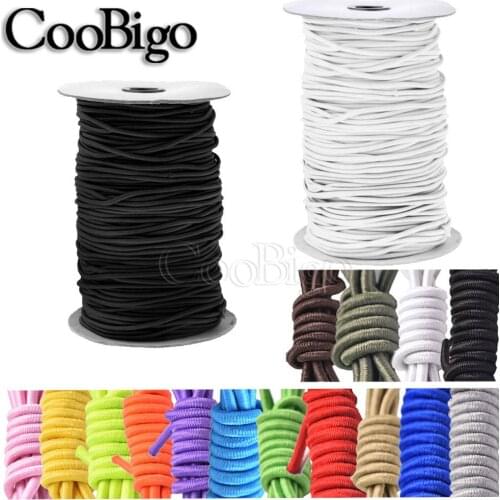 5 Meter 1mm 2mm 3mm Colorful Round Elastic Band Round Elastic Rope Rubber Band Elastic Line DIY Sewing Accessories