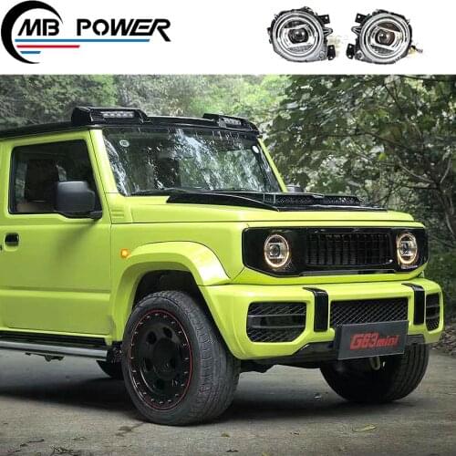 Jimny JB74 head lamps body parts JB74 upgrade G class W464 G63 mini style headlights front head lights auto lighting system