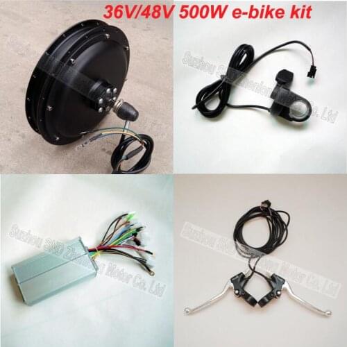 ZL MOTOR Bicycle conversion kit 500w 48V brushless dc motor and BLDC sine wave controller G-S044