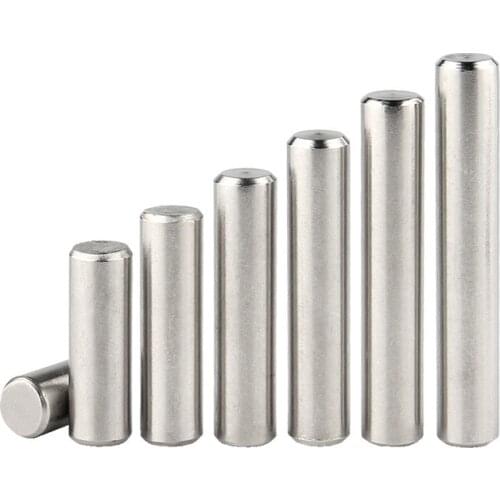 M1 M1.5 M2 M2.5 M3 M3.5 M4 M5 M6 Cylindrical Pin Locating Dowel 304 Stainless Steel