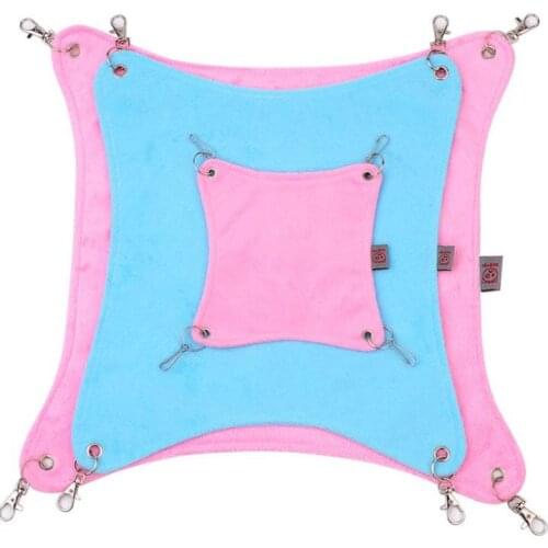 Small Pet Hamster Sleeping Hanging Bed Hamster Cat Mouse Rat Chinchilla Hammock Pig Rabbit Cage Accessories Mat Cover Pad