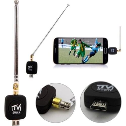 Mini Micro USB DVB-T Digital Mobile Tuner Satellite Receiver Small TV Stick Dongle for Android 4.1 Above EPG Smart Phone TV HDTV