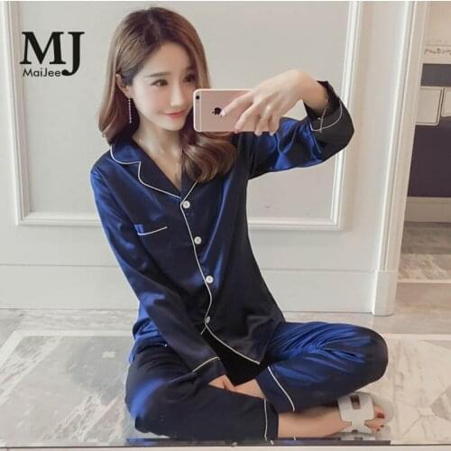 MJ052A 5XL Big Size Satin Pajamas Silk Pijama Feminino Pyjamas Women Pijamas Mujer Pyjama Femme Plus Size Pajamas Kigurumi