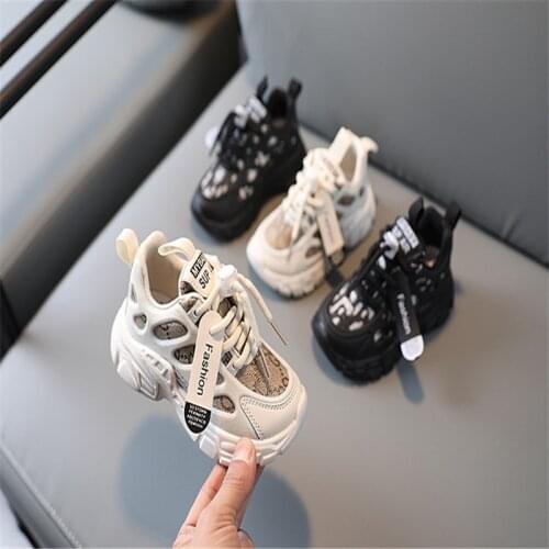 2021 New Kids Sneakers Childrens Shoes Toddler Boys Girls Sport Shoelace Breathable Outdoor Tennis Fashion SHOES