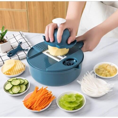 New Multifunction Fruit Grater Vegetable Cutter Stainless Steel Round Mandoline Slicer Potato Carrot Grater Slicer Kitchen Tools