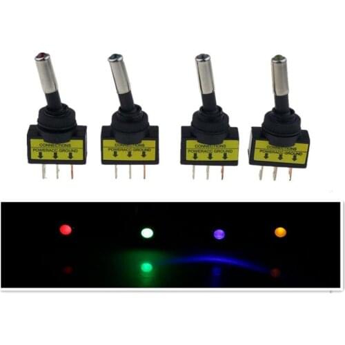 New Universal 1Pcs 12V 20A Car Auto LED Light Toggle Rocker Switch 3Pin SPST ON/OFF Sales for vehicles, boats