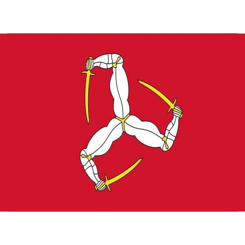 PODIUM 90x150cm Isle Of Man Flag With Goliad Flag For Decoration