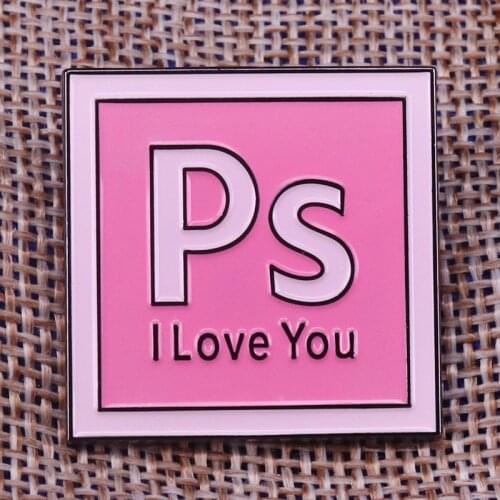 PS I Love You Sign Lapel Pin