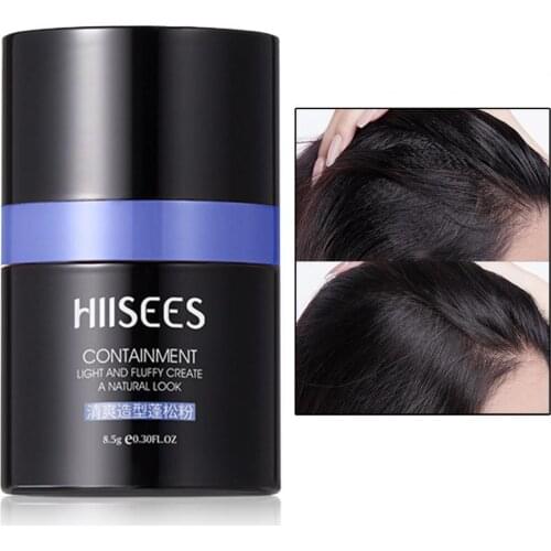 8.5g/Bottle Hair Fluffy Powder Non-greasy Natural Fine Texture Hair Refreshing Shape Volume Powder for Unisex