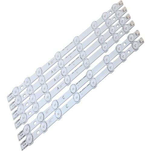 LED Backlight strip For Hitachi 42" inch TV 374mm 8 Lamp Innotek 42FHD-L NDV REV0.2 42HXT12U VES420UNDL-N01 42HXT12U LED42F7275