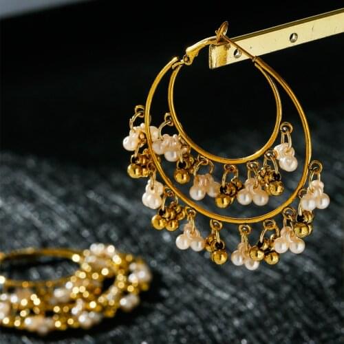 Women's Gold Earrings TopHanqi China