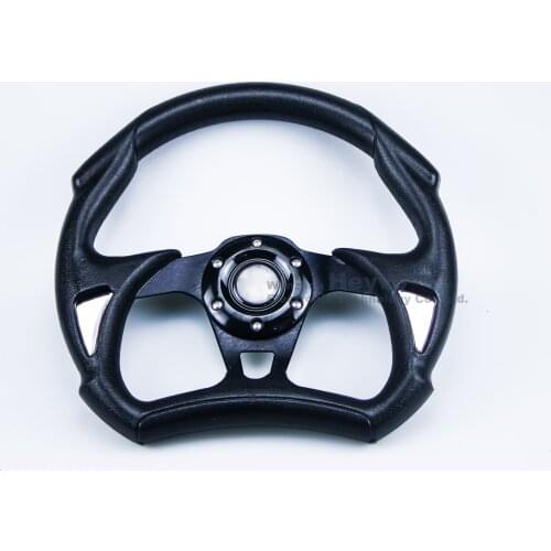 Universal Sport Steering Wheel 13inch 320mm leather Car Racing Steering Wheel Dish Drifting Leather Aluminum Racing Wheel