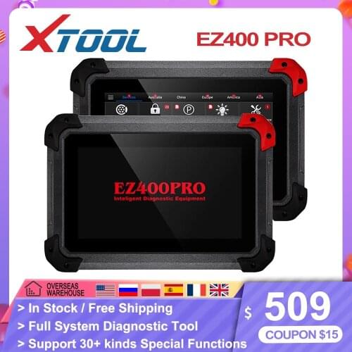 XTOOL EZ400 PRO OBD2 Full system diagnostic tool key programmer odometer adjustment Auto scanner code reader ABS EPB Free update