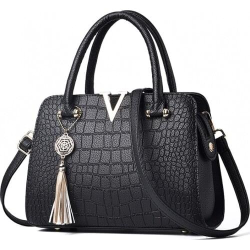Alligator Print Handbag Womens 2020 New Style Atmospheric Middle-aged Mother Womens Bag Fashion Womens Bag