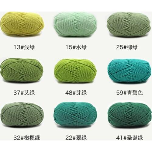 50g Cotton Silk Baby Child lots Wool Wholesale Yarn Sweater 1PC Knitted Thread Crochet 4 Ply New Knitting Super Soft Natural
