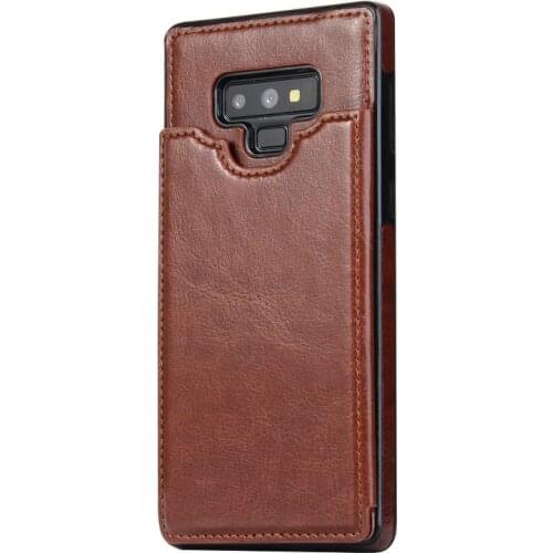 10 pcs Magnetic Card Pocket Wallet Flip Case For Samsung Note10Pro Note10 Leather Silicone Flip Phone Case For Samsung S20