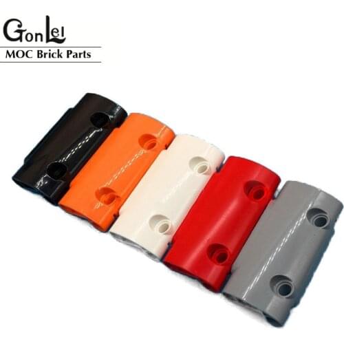 4Pcs/lot High-Tech Panel Curved 7x3 with 2 Pin Holes through Panel Surface MOC 24119 Building Block Bricks Parts for Truck Car