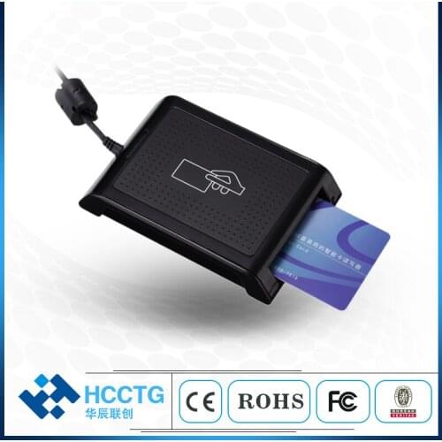 NFC IC Chip USB Memory Manual Inserting High Speed Card Reader with SAM Slot HD5