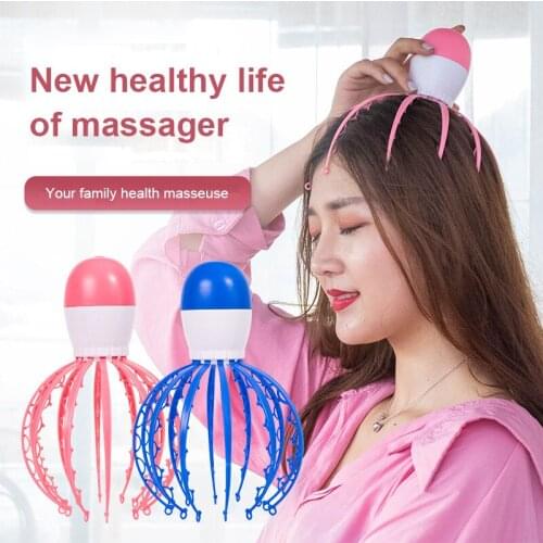 Mini Head Massager, Rechargeable Head, Scratching And Kneading, Scratching The Scalp, Refreshing The Head Massager