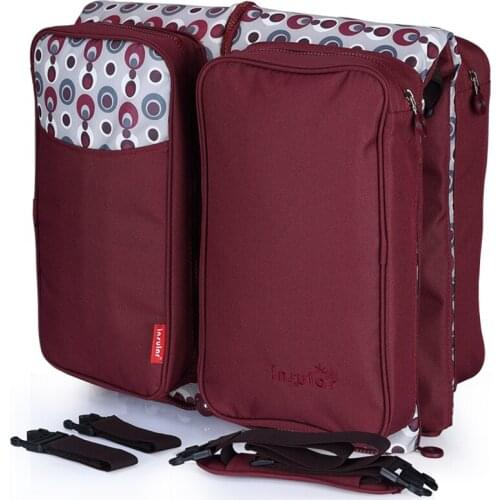 Multifunctional Foldable Baby Bed Crib With Mosquito Net Large Capacity Mummy Bag For Travel Big Diaper Bag Infants Sleeping Bag