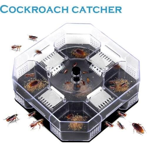 Reusable Cockroach Trap Efficient Roach Cockroach Trap Killer Catcher Box Physical Capture D1