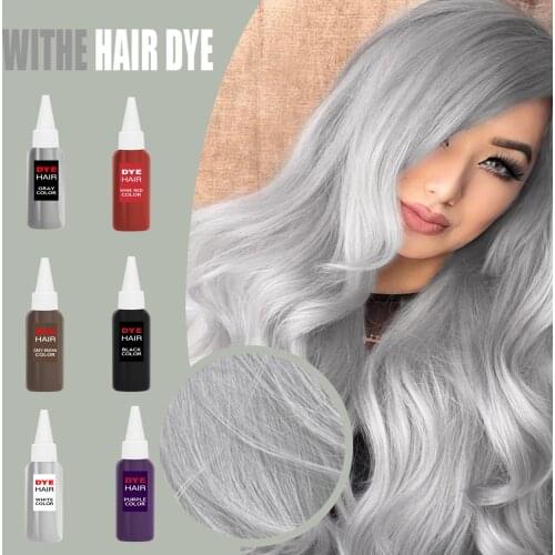 Fashion Unisex DIY Fashion Super Beauty Party Cool Pure Hair Non-toxic DIY One-time Molding Paste Dye Coloring Cream 35ml