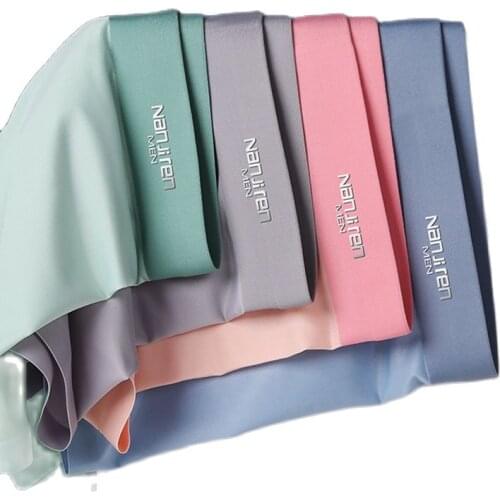 Mens Boxers NGGGN Thin Ice Silk Shorts In Summer With Pure Cotton Crotch Big Yard Shorts The Four Shorts