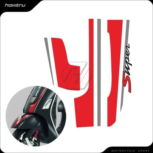 Motorcycle Decals Kit Case for Vespa GTS 300 Super 2008-2018 and GTV GTS 250 300 300ie