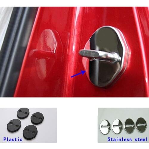Car Body Styling Anti Rust Water Proof Door Lock Key Keys Protect Buckle Cover 4pcs For Mazda CX-5 CX5 2013 2014 2015 2016