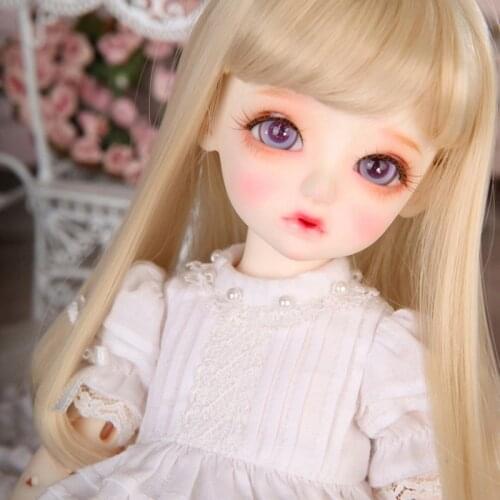 High Quality! 1/6 BJD SD Doll Hanael Model Reborn Girls Cute Resin Dolls Make Up With Free Eyes